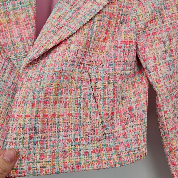 ASSIGNMENT Maribel Cropped Jacket‎ in Multi Sprinkles NWT Size XXS - Picture 8 of 12